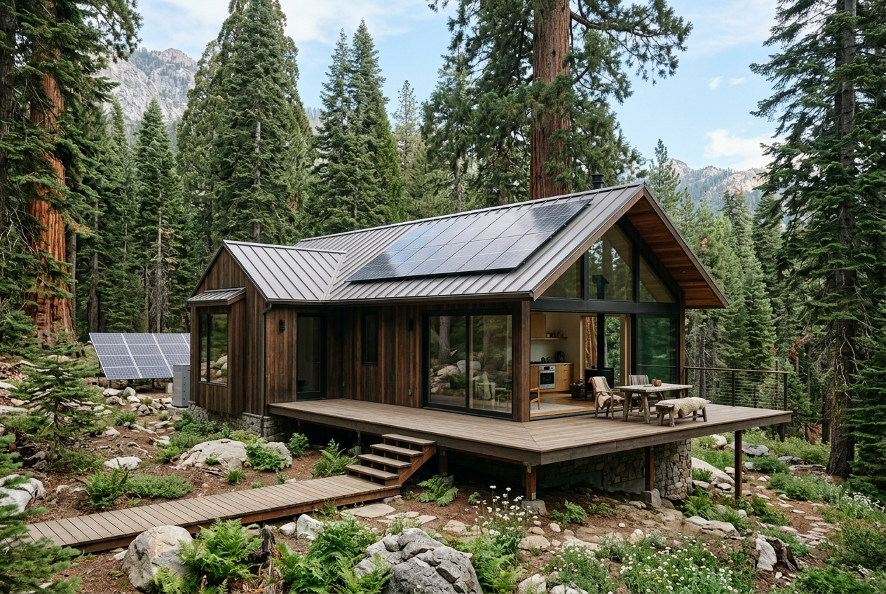 An Off-Grid Home Near California’s Sequoia National Park Lists for $1.7 Million